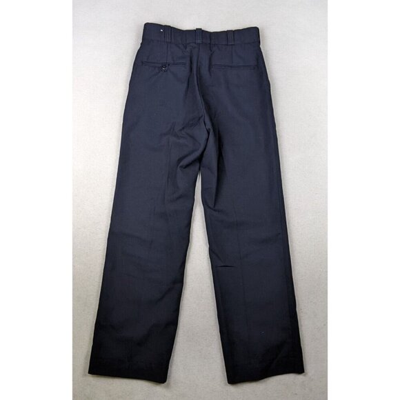 VINTAGE MEN'S BLUE FLAT FRONT DRESS / WORK PANTS - SIZE 31x29 - FECHHEIMER - Picture 13 of 15